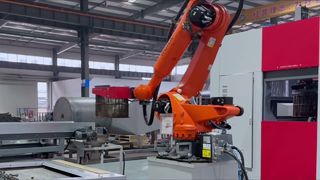 ブラジル顧客向け6バスケットプラネタリーマシン+硬化炉二次回転ライン